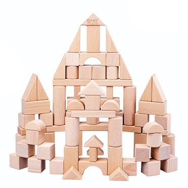 China Forming Practice and Ability Colorful Geometric Shapes o 2022 Logic NEW Learning Educational Wooden Brick Building Blocks for Kids Toys for sale