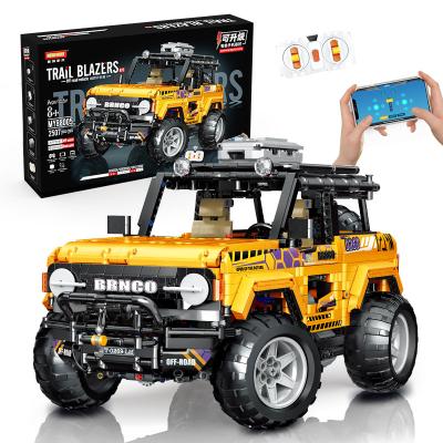 China RC Model 2022 NEW Blocks Technic Building Blocks Set OEM Model Blocks RC 4*4 Toy Car For Forded Broncoes for sale