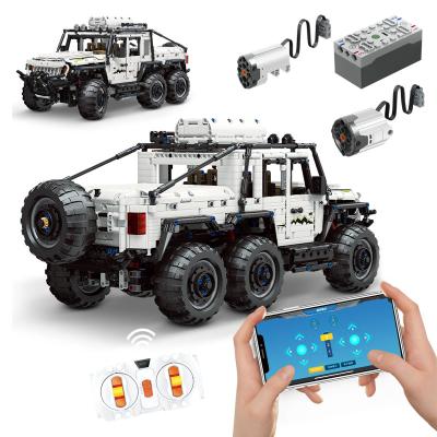 China RC Model 2022 NEW 6X6 Off Road Pickup Truck & MOC Building Blocks Kit, Collectible Model Car Kits, 2957 PCS (Static Version) for sale