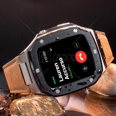 China Watch Case For Apple Iwatch Series Full Hard Rugged Stainless Steel Mod Kit Bumper Mod Watch Case Matching Strap And Band For Apple for sale