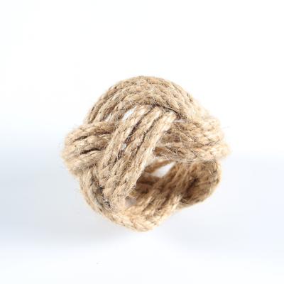 China Brown Hemp Rope Towel Ring Towel Ring Towel Buckle Manufacturers Supply Viable Spot Wholesale for sale