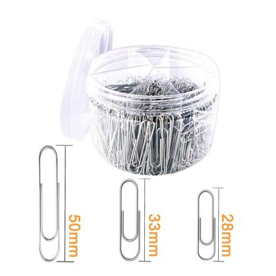 China Modern Cast Iron Paper Clip Set Color Plastic Shell Paper Clip Multiple Specifications Combination Paper Clip for sale