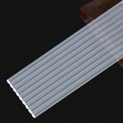 China Rod 11MM Grade Semi-Transparent Adhesive Hot Melt Adhesive Tape 9.6kg/box 7mm Super Modern Super Sticky Hot Melt Adhesive Rod for sale