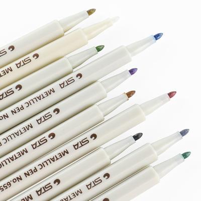 China Modern factory direct metal pen paint pen specializing in metal color pen wholesale 10 color marker for sale