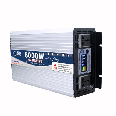 China Changji 220V3000W8000W home vehicle pure sine wave inverter 12V24V48V60V to high power TW-667 for sale