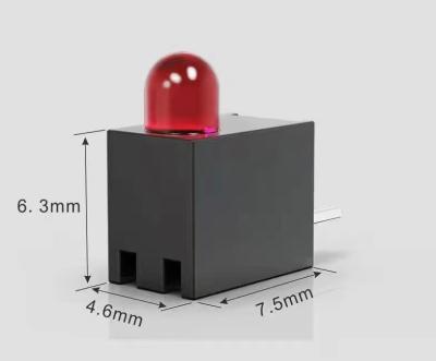 중국 비스무트 - 까만 케이싱 및 RoHS 수락을 가진 수준 LED 지시자 3mm 편평한 지도된 다이오드 판매용