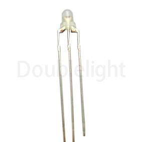 Chine Couleur de Bi de puissance faible LED 3mm avec la double couleur de cathode commune menée à vendre