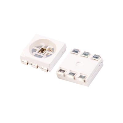 Chine le smd RVB de vue supérieure de taille de 1.50mm a mené 5050 la puce polychrome LED avec le conducteur WS2811 intégré à vendre