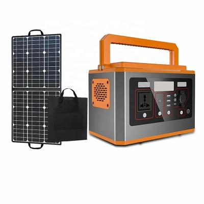 China OEM Custom Wireless Charging Outdoor 300w 500w 1000w 1500w 2000 Watt Battery Banks Portable Power Station with Solar Panel Generators Energy for sale