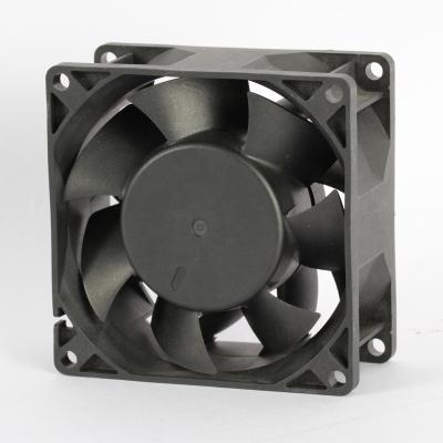 China Waterproof And Ductproof Waterproof IP52 IP68 80x80x38mm DC Ball Bearing Fan For 50000 Hours for sale