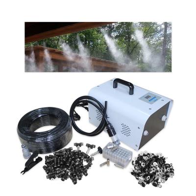 China Garden Pump Mist Cooling System Mist Machine 60pcs Water Mist Sprinklers Outdoor Cooling System Mist Kits for sale