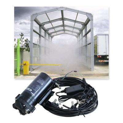 China 0.65L Garden Motion Sensor Disinfection System Per Mist Maker Mist Cooling System Min Outdoor Fog System for sale