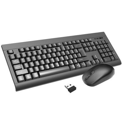 China Hot Sale 2.4G USB Wireless Optical Keyboard and Mouse Combo for PC Laptop Desktop for sale