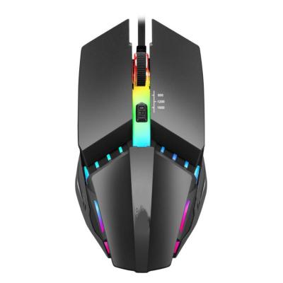 China Cool Competitive 3D Gaming Mouse With 7 Desktop USB Black Light Computer Accessories Wired Mouse 800 Gamer Mause 1200 Mouse 1600dpi for sale