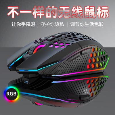 China Amazon ebay RGB gaming mouse 2.4G gaming mouse rechargeable wireless backlit desktop gaming mouse RGB RGB light gaming mice for sale