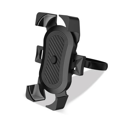 China Customizable Adjustable Logo Universal Motorcycle Mobile Phone Holder Bicycle Mountain Bike Bracket Flexible Adjustable for sale