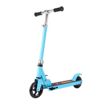 China Factory direct low price small power two wheels young child popular foldable weped electric scooter for kids for sale