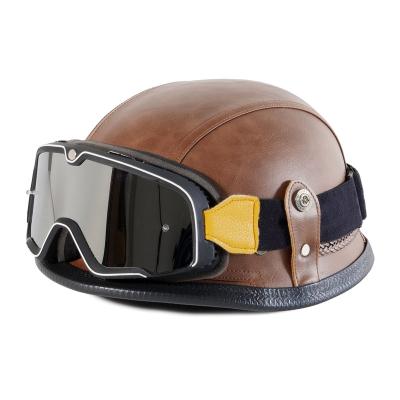 China ABS Vintage Helmet Motor Helmet Double Visor And Breathable Motorcycle Helmets for sale