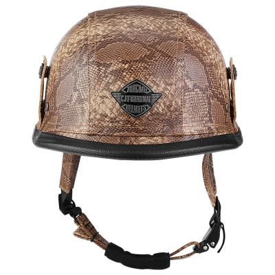 China ABS manufacturers wholesale high safety factor retro half helmet motorcycle helmets for sale