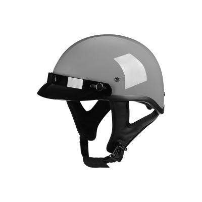 China New Retro ABS Motorcycle Helmet In Candy Color For Men And Women for sale