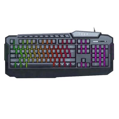 China RGB Gaming Keyboard 104 Plug-and-Play Keys USB Wired Mechanical Gaming Keyboard Feeling Gaming Keyboard for sale