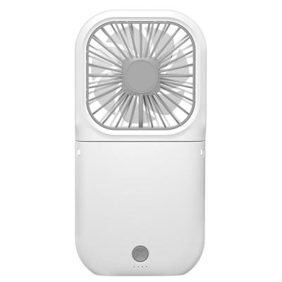 China Lower Noise 4000mAh USB Rechargeable Mini Fan 3-Gear Mini Fan 4000mAh Portable Hanging Neck Air Cooler Rechargeable Fan for sale