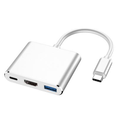 China Aluminum Alloy USB Type C Micro Hub OTG Power Adapter For Macbook Air Pro Pro 6 Outdoor USB 3.0 HUB Cable USB Splitter for sale