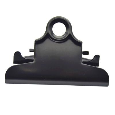 China High quality black metal environmental protection artboard menu clip 78MM elasticity it is not easy to deform for sale