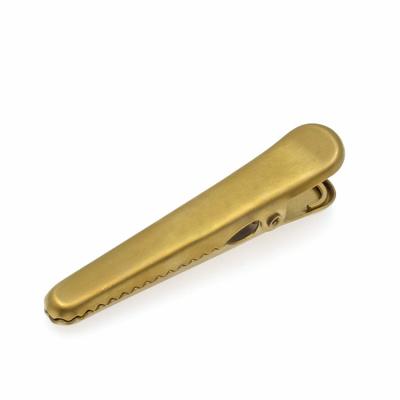 China 80mm Simple Gold Metal Stainless Steel Metal Clip Home DIY Sealing Clip Factory Customization for sale