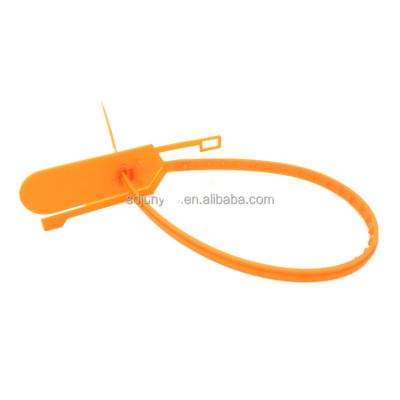 China PP Without Metal Lock Inside Plastic Tear Off Seal (420mm), Locking Plastic Seal Tab for sale