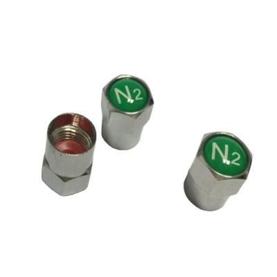 China Replace and Repair with Ease Using Universal Green Brass Alloy N2 Nitrogen Valve Caps The Ultimate Solution for sale