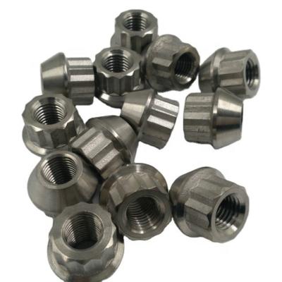 Китай DIN Standard Plain Finish Titanium Flange Nuts for 1/2-20 Threaded Wheel Fastening Component (Стандартизированные титановые фланцевые орехи для 1/2-20 цепного компонента крепления колес) продается