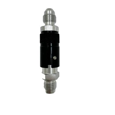 China OE NO. Standard AN4 Quick Release Black Disconnect Dry Coupling Fitting Connector with Steel Joint and Aluminum Alloy for sale