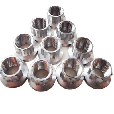 China Universal 12 Point Flange Nuts 3/8-24 Thread 7/16