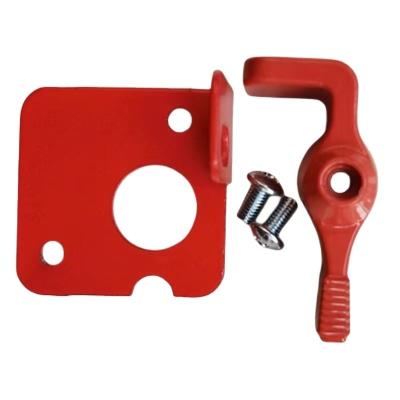 China Universal Car Fitment OEM Standard Size Lockout Lever Kit for Battery Master Disconnect Switch Red Yellow Silver Upgrade for sale