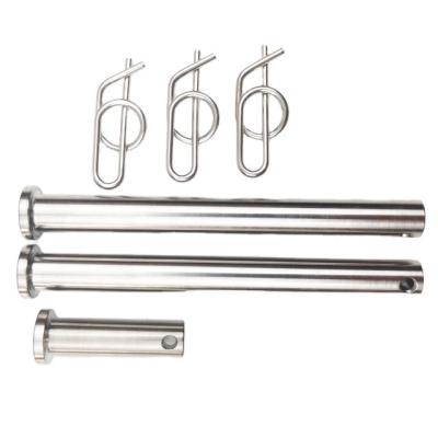 Cina DIN Standard GR5 Grade Titanium Pin Kit per Jacobs Ladder 3/8 x 3.71 e 1/2 x 1.3 Clips inclusi in vendita