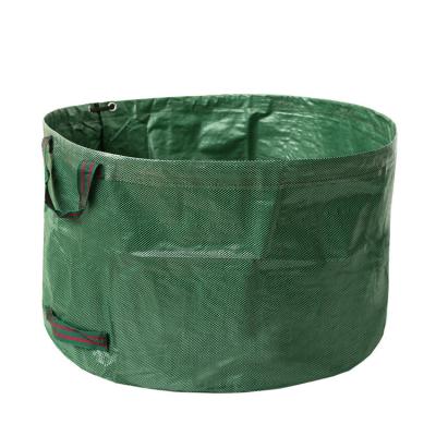 China Leaf Recyclable Reusable Reusable Storage Bag Garden Folding Garbage Collection Bag for sale