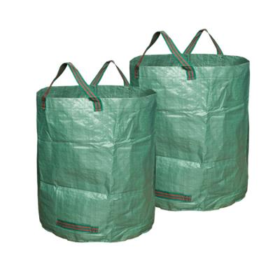 China Large Capacity Cleaning Leaves Storage Bag Waterproof Customizable Reusable Waterproof Garden Waste Bag for sale