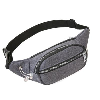 China Customizable Personalized Canvas Anti-friction Fanny Pack Sport Waist Bags Large Capacity Water Proof For Women Men for sale