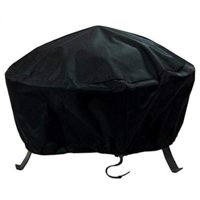 China 600D Oxford Cloth Waterproof Dustproof Furniture Cover Round Outdoor Table Cover for sale