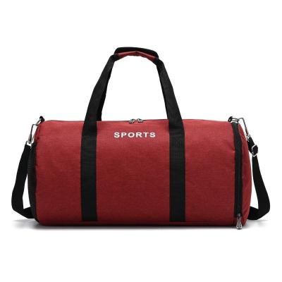 China Wholesale Custom Logo Duffel Large Capacity Men's Weekend Travel Bag Waterproof With Shoe Compartment for sale