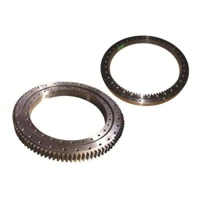 China Large Four Point Contact Forging Alloy Steel Swivel Ring Toothed Crown Gear for Excavator and Crane for sale