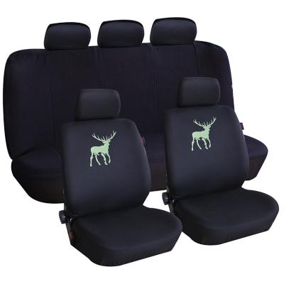 China 9pcs Washable And Breathable Auto Interior Accessories Protector Universal Car Seat Covers for sale