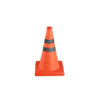 China Reflective PP Universal Collapsible High Traffic Cones for sale