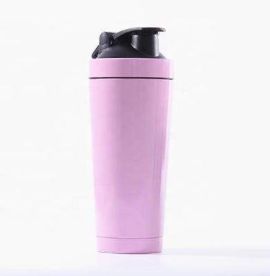 China Sustainable Durable 304 Stainless Steel Shaker Bottle for Gym Sports for sale