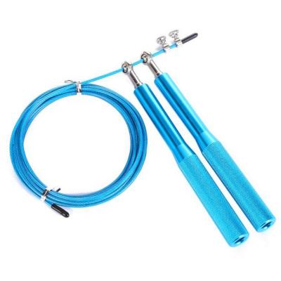 China Durable/High Quality/Anti-skid/Eco-friendly Cheap Adjustable Speed ​​Jump Rope With 2.5mm Wire Rope for sale