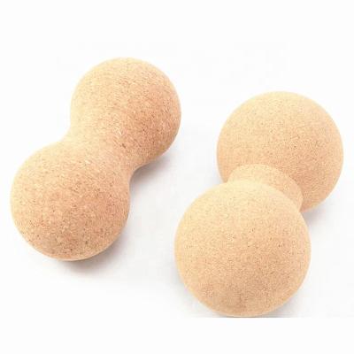 China Small Cork Massage Function Yoga Ball Natural Soft/High Quality/Anti-slip/Eco-friendly/Durable for sale