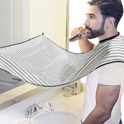 China Barber Shop Spa Polyester Beard Cape Shaving Apron With Suction Cups Cape Apron For Shaving for sale