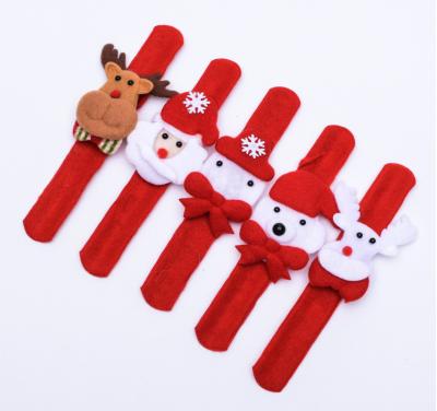 China Boy Gifts and Girls Gift Christmas Slap Bands Include Santa Claus Snowman Reindeer Bear Christmas Slap Band for sale