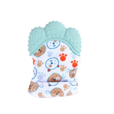 China Reuseable 3-6 Months Boy And Girls Teether Chewing ToysTeething Stimulating Mitt For Baby for sale